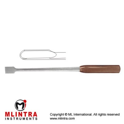 FiberGrip™ Dahmen Bone Gouge Stainless Steel, 30 cm - 12" 12 mm